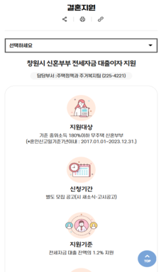 창원시 인구정책 홈페이지 개편 용역 