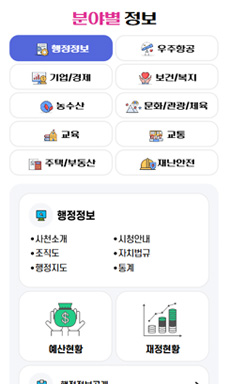 사천시 대표 누리집 일부 개편 용역